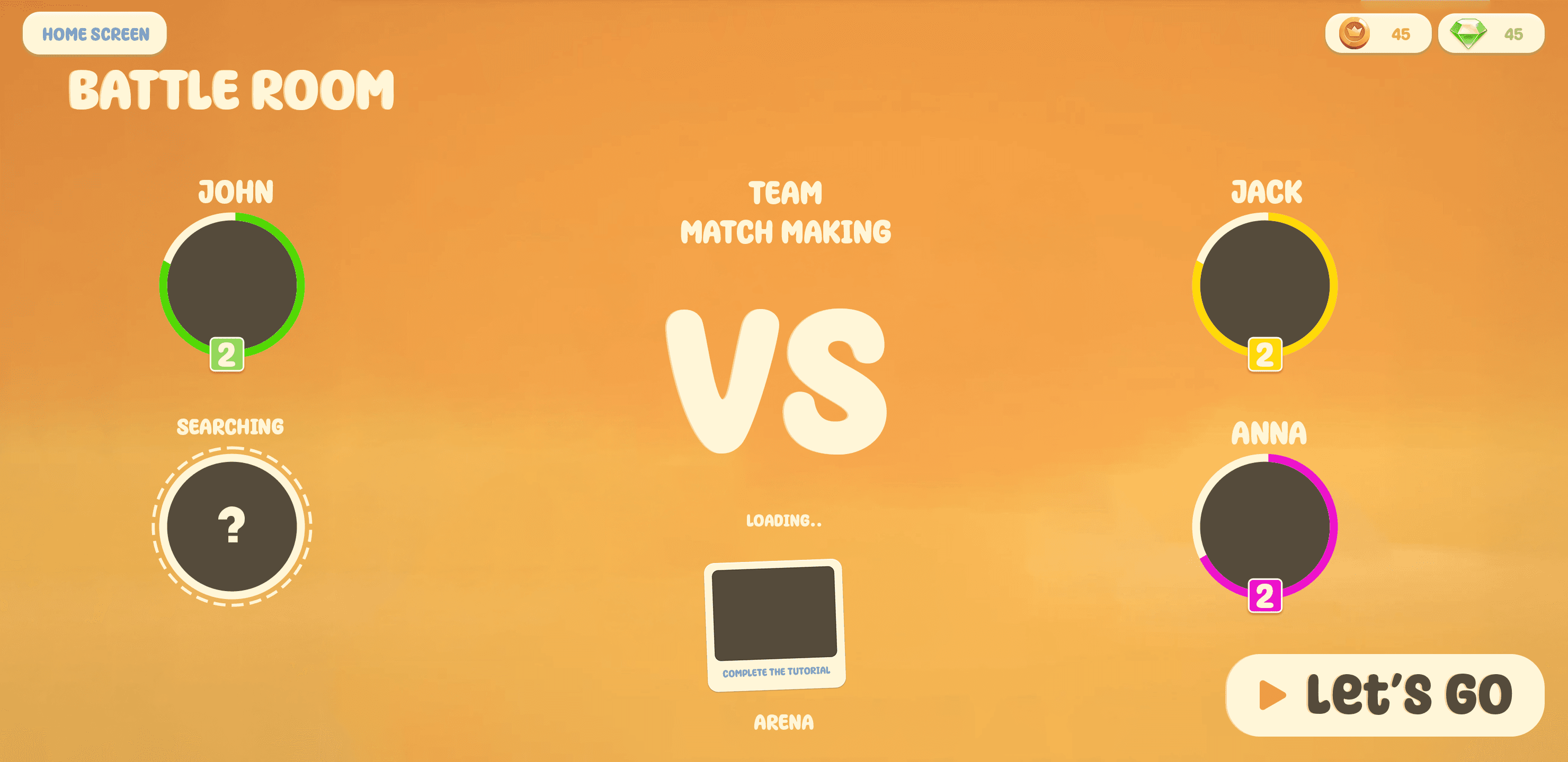 Battle Room Matchmaking